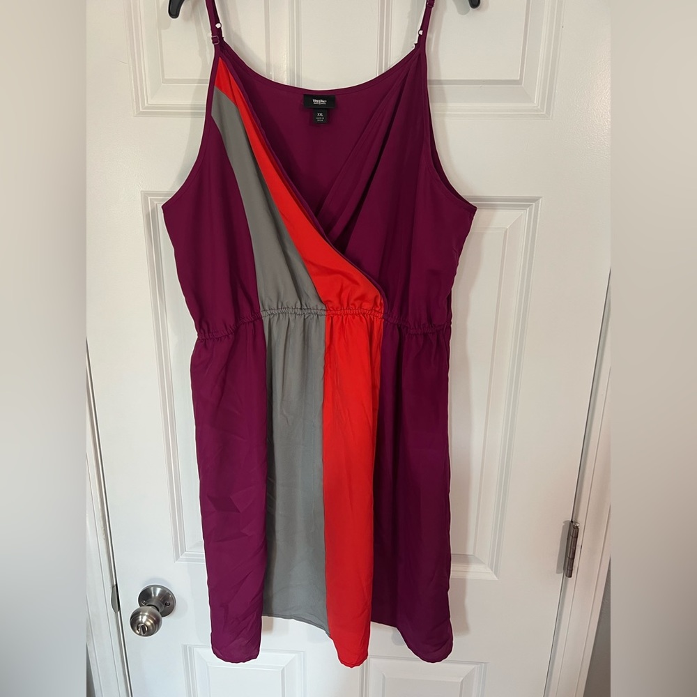 Womans Dress - beautiful fall colors - size XXL
